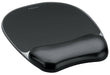 Fellowes Crystals Gel muismat met polssteun, zwart - OfficeTown