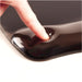 Fellowes Crystals Gel Polssteun - Zwart met Transparante Stijlvolle Gel - OfficeTown