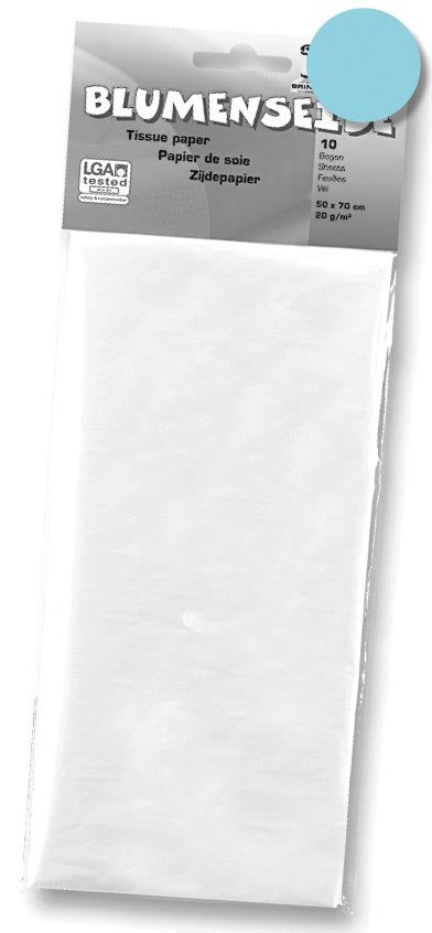 Folia zijdepapier lichtblauw - OfficeTown