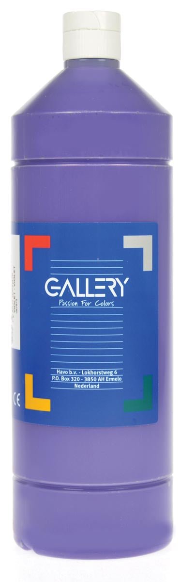 Galerij plakkaatverf, fles van 1 l, paars - OfficeTown