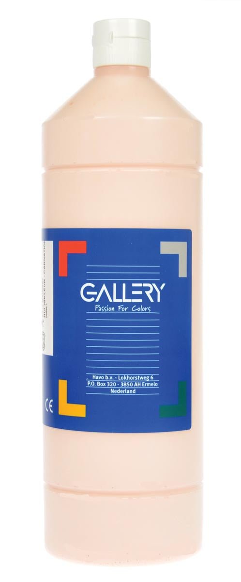 Galerij plakkaatverf, fles van 1 l, roze - OfficeTown