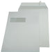 Gallery enveloppen ft 229 x 324 mm, venster links, stripsluiting, binnenzijde grijs, doos van 250 stuks - OfficeTown