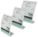 Gebogen folderhouder van Deflecto ft A5 - OfficeTown