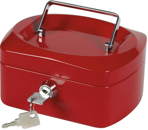 Geldkoffer Q - CONNECT, Rood, 155 x 120 x 75 mm - OfficeTown