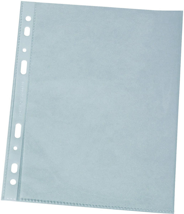 Geperforeerde showtassen A4 11 - gaatsperforatie glashelder 100 micron PP 100 stuks - OfficeTown