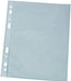 Geperforeerde showtassen A4 11 - gaatsperforatie glashelder 100 micron PP 100 stuks - OfficeTown
