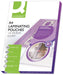 Glanzende gelamineerde hoes A4 250 micron (2x 125 micron) 100 stuks met polyester - Q - CONNECT - OfficeTown