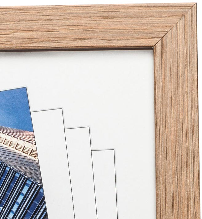 Hampton fotolijst Sorbonne, in 2 cm MDF, eiken effect, A3 - OfficeTown