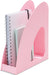 Han Re - Loop tijdschriftenhouder, voor ft A4/C4, PP, pastelroze 6 stuks - OfficeTown