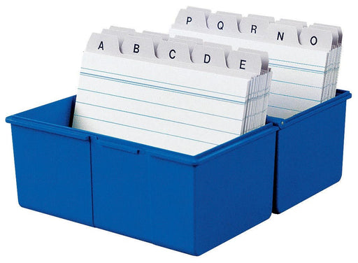 Han systeemkaartenbak ft A7, blauw - Kunststof, dubbele capaciteit - OfficeTown