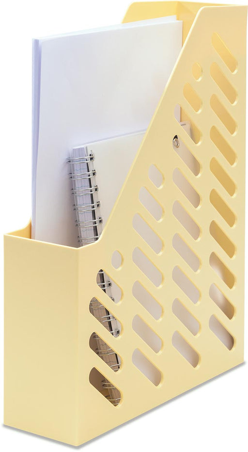 Han tijdschriftenhouder, voor ft A4/C4, pastelgeel 10 stuks - OfficeTown