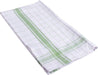 Handdoek Adalynne, ft 50 x 70 cm, geruit, groen, pak van 6 stuks - OfficeTown