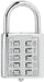 Hangslot met digitaal combinatieslot en vernikkeld stalen behuizing - Breedte: 35 mm - OfficeTown