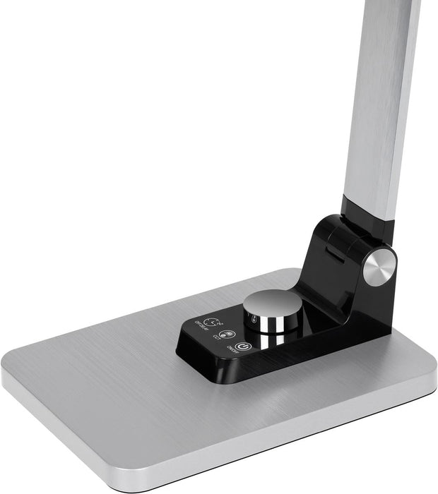 Hansa bureaulamp Breeze, LED, zilver - OfficeTown
