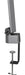 Hansa bureaulamp Flow, LED, grijs - OfficeTown