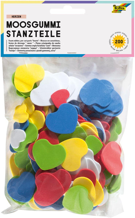 Harten van Folia Mosgummi Figuren - OfficeTown