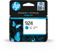 HP inktcartridge 924, 400 pagina's, OEM 4K0U3NE, cyaan - OfficeTown