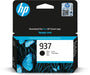 HP inktcartridge 937, 1.250 pagina's, OEM 4S6W5NE, zwart - OfficeTown