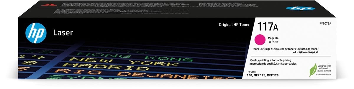 HP toner 117A, 700 pagina's, OEM W2073A, magenta - OfficeTown