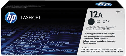 HP toner 12A, 2 000 pagina's, OEM Q2612A, zwart - OfficeTown