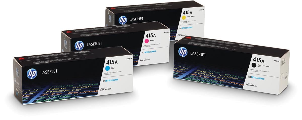 HP toner 415A, 2.100 pagina's, OEM W2031A, cyaan - OfficeTown