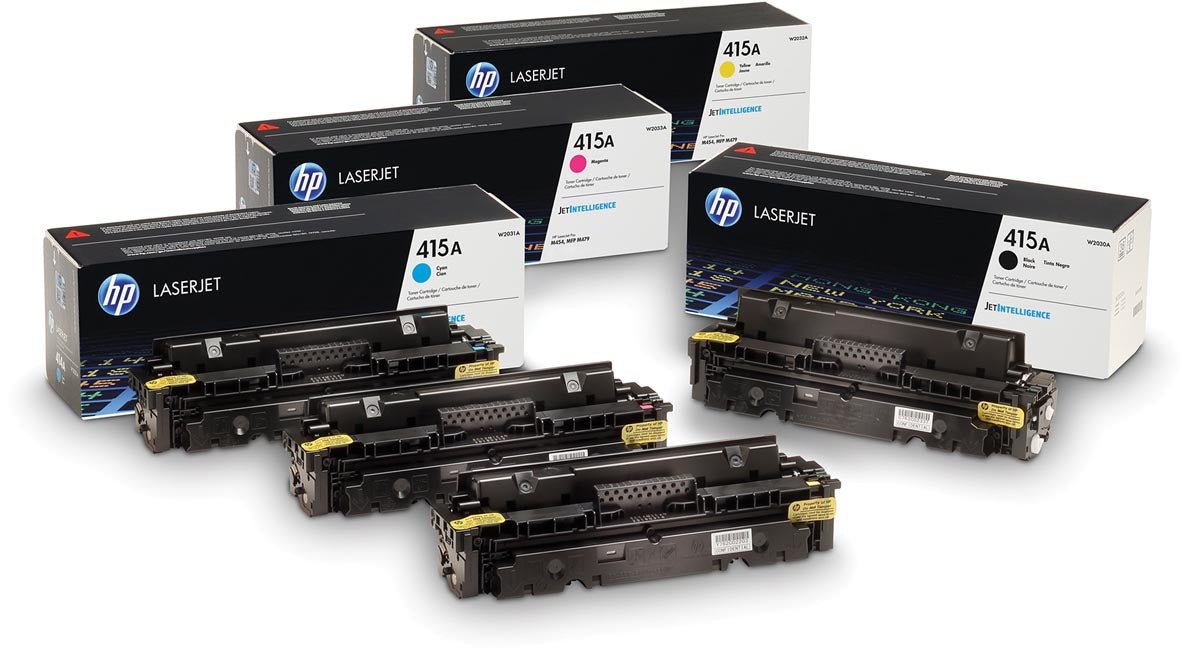 HP toner 415A, 2.100 pagina's, OEM W2031A, cyaan - OfficeTown