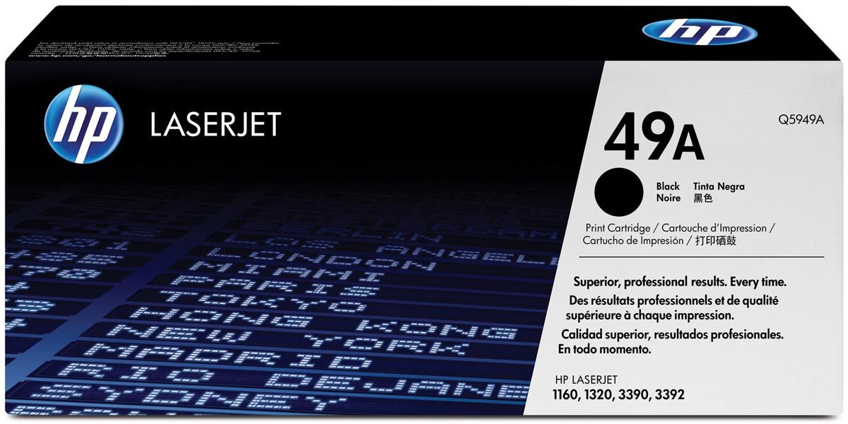 HP toner 49A, 2 500 pagina's, OEM Q5949A, zwart - OfficeTown