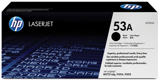 HP toner 53A, 3 000 pagina's, OEM Q7553A, zwart - OfficeTown