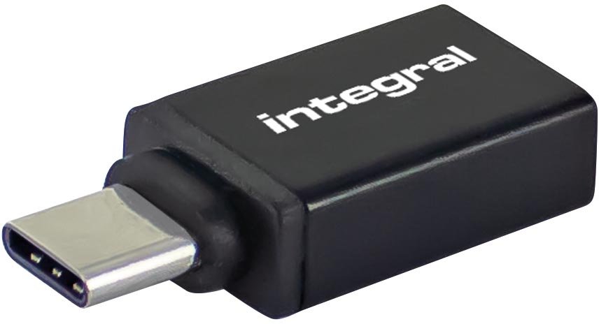 Integral adapter USB - A naar USB - C, pak van 2 stuks - OfficeTown