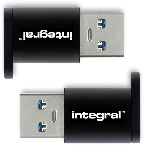 Integral adapter USB - C naar USB - A, pak van 2 stuks - OfficeTown