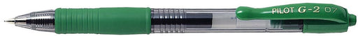 Intrekbare Gel Pen Pilot G - 2 Groen met Inktcontrolesysteem - OfficeTown