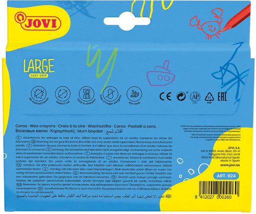 Jovi waskrijt Grote makkelijke grip 24 stuks - OfficeTown