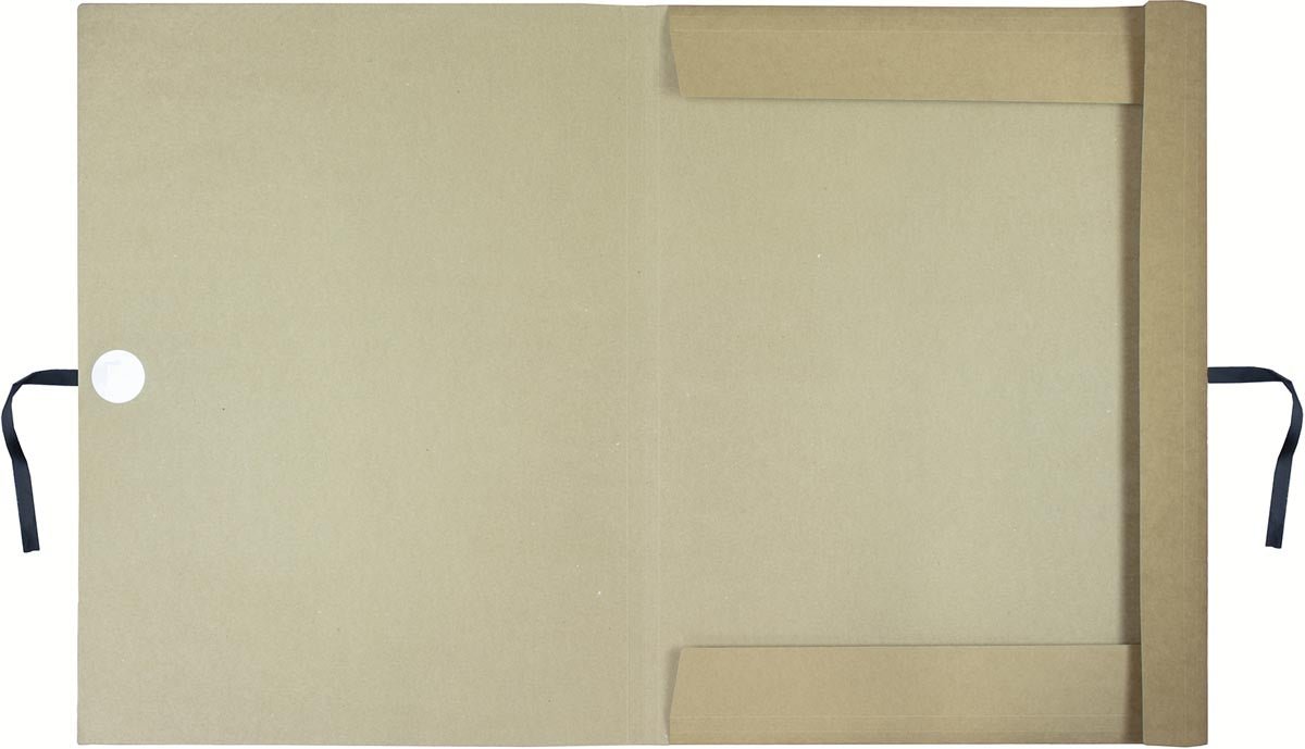 Kangaro tekenmap, afmeting 50 x 70 cm met linten en 3 kleppen - OfficeTown