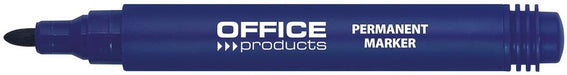 Kantoorartikelen permanente marker 1 - 3 mm, rond, blauw 12 stuks - OfficeTown