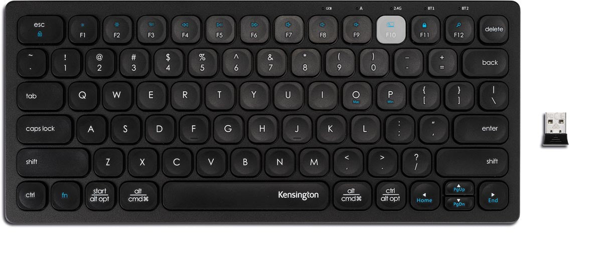 Kensington Draadloos Compact Toetsenbord met Dual Connectiviteit, qwerty - OfficeTown