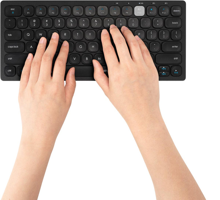 Kensington Draadloos Compact Toetsenbord met Dual Connectiviteit, qwerty - OfficeTown