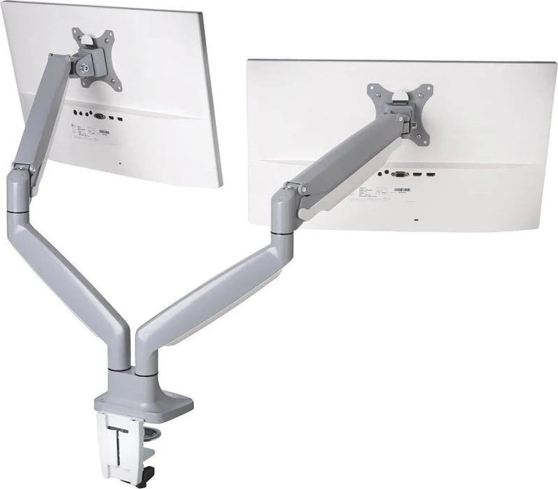 Kensington SmartFit one - touch verstelbare monitorarm, dubbel, grijs - OfficeTown