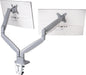 Kensington SmartFit one - touch verstelbare monitorarm, dubbel, grijs - OfficeTown