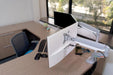 Kensington SmartFit one - touch verstelbare monitorarm, dubbel, grijs - OfficeTown