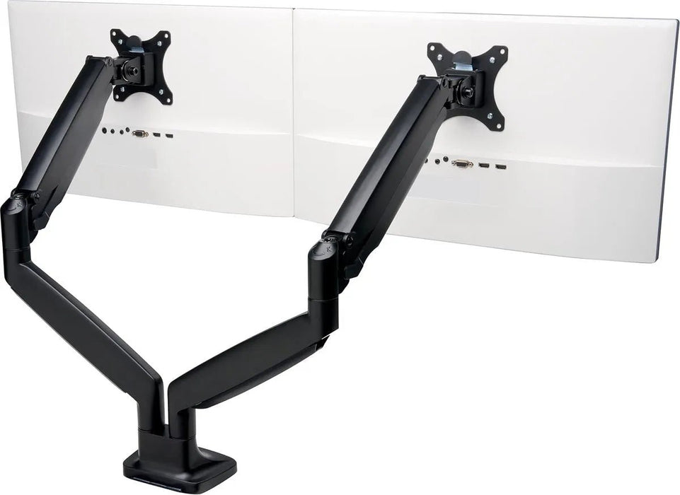 Kensington SmartFit one - touch verstelbare monitorarm, dubbel, zwart - OfficeTown