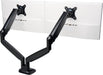Kensington SmartFit one - touch verstelbare monitorarm, dubbel, zwart - OfficeTown