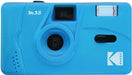 Kodak analoge filmcamera M35, blauw met handmatige filmoproller - OfficeTown