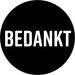 KP etiket "Bedankt", diameter 40 mm, rol van 250 stuks - OfficeTown
