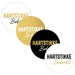 KP etiket "Hartstikke Bedankt", diameter 40 mm, 4 varianten, rol van 250 stuks - OfficeTown