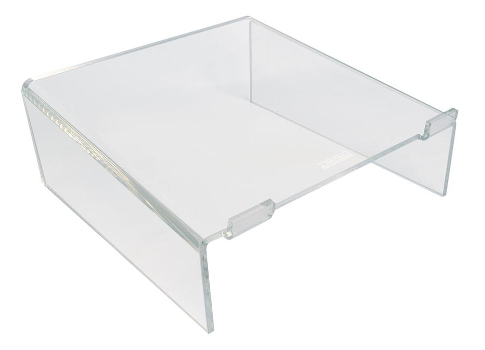 Laptopstandaard van helder acryl met verstelbare hoogte - OfficeTown