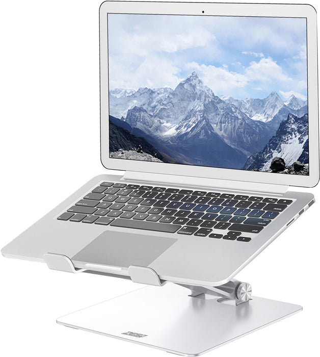 Laptopstandaard voor laptops tot 15,6 inch, zilver - OfficeTown