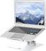Laptopstandaard voor laptops tot 15,6 inch, zilver - OfficeTown