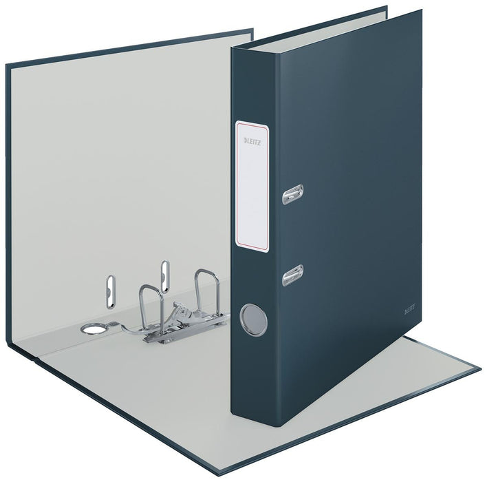 Leitz Cosy ordner met soft touch oppervlak, rug van 5 cm, grijs - OfficeTown