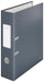 Leitz Cosy ordner met soft touch oppervlak, rug van 8 cm, grijs - OfficeTown