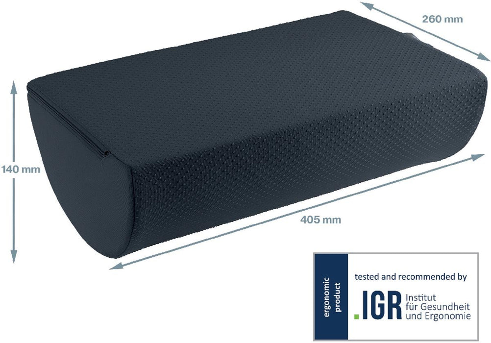 Leitz Ergo Cosy voetensteun, grijs - OfficeTown